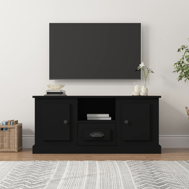 vidaXL TV-Schrank Schwarz 100x35,5x45 cm Holzwerkstoff vidaXL TV-Schrank Schwarz 100x35,5x45 cm Holzwerkstoff