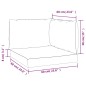 vidaXL Palettenkissen 3 Stk. Rosa Oxford-Stoff vidaXL Palettenkissen 3 Stk. Rosa Oxford-Stoff