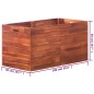 vidaXL Garten-Hochbeet Akazienholz 100x50x50 cm vidaXL Garten-Hochbeet Akazienholz 100x50x50 cm
