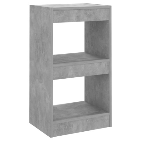 vidaXL Bücherregal/Raumteiler Betongrau 40x30x72 cm