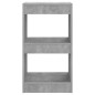 vidaXL Bücherregal/Raumteiler Betongrau 40x30x72 cm vidaXL Bücherregal/Raumteiler Betongrau 40x30x72 cm