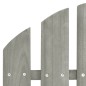 vidaXL Adirondack-Gartenstühle mit Tisch Massivholz Tanne Grau vidaXL Adirondack-Gartenstühle mit Tisch Massivholz Tanne Grau