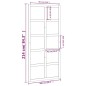 vidaXL Scheunentür Weiß 100x1,8x214 cm Massivholz Kiefer vidaXL Scheunentür Weiß 100x1,8x214 cm Massivholz Kiefer
