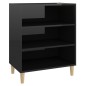 vidaXL Sideboard Hochglanz-Schwarz 57x35x70 cm Holzwerkstoff vidaXL Sideboard Hochglanz-Schwarz 57x35x70 cm Holzwerkstoff