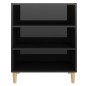 vidaXL Sideboard Hochglanz-Schwarz 57x35x70 cm Holzwerkstoff vidaXL Sideboard Hochglanz-Schwarz 57x35x70 cm Holzwerkstoff