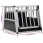 vidaXL Hundetransportbox mit Einzeltür 54 x 69 x 50 cm vidaXL Hundetransportbox mit Einzeltür 54 x 69 x 50 cm