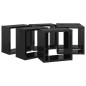 vidaXL Würfelregale 6 Stk. Hochglanz-Schwarz 26x15x26 cm vidaXL Würfelregale 6 Stk. Hochglanz-Schwarz 26x15x26 cm