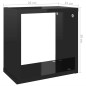vidaXL Würfelregale 6 Stk. Hochglanz-Schwarz 26x15x26 cm vidaXL Würfelregale 6 Stk. Hochglanz-Schwarz 26x15x26 cm