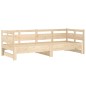 vidaXL Tagesbett Ausziehbar Massivholz Kiefer 2x(90x190) cm vidaXL Tagesbett Ausziehbar Massivholz Kiefer 2x(90x190) cm