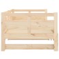 vidaXL Tagesbett Ausziehbar Massivholz Kiefer 2x(90x190) cm vidaXL Tagesbett Ausziehbar Massivholz Kiefer 2x(90x190) cm