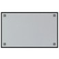vidaXL Magnettafel Wandmontage Schwarz 80x50 cm Hartglas vidaXL Magnettafel Wandmontage Schwarz 80x50 cm Hartglas