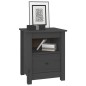 vidaXL Nachttische 2 Stk. Grau 40x35x49 cm Massivholz Kiefer vidaXL Nachttische 2 Stk. Grau 40x35x49 cm Massivholz Kiefer