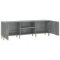 vidaXL TV-Schrank Grau Sonoma 150x30x50 cm Holzwerkstoff vidaXL TV-Schrank Grau Sonoma 150x30x50 cm Holzwerkstoff