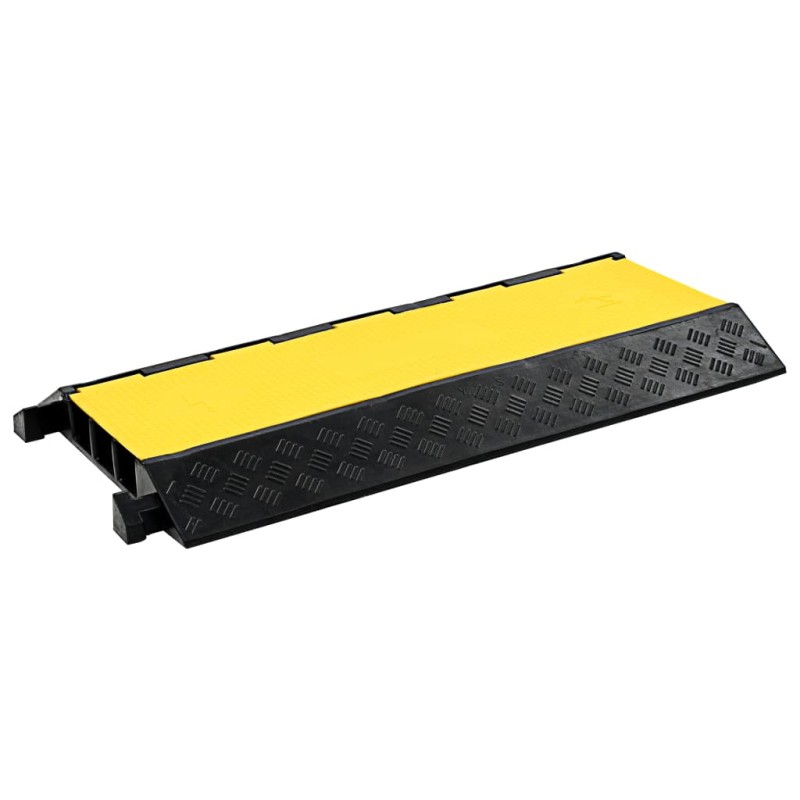 vidaXL Kabelbrücke Überfahrschutz 3 Kanäle Gummi 93 cm vidaXL Kabelbrücke Überfahrschutz 3 Kanäle Gummi 93 cm