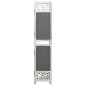 vidaXL 3-tlg. Raumteiler Grau 105x165 cm Stoff vidaXL 3-tlg. Raumteiler Grau 105x165 cm Stoff