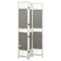 vidaXL 3-tlg. Raumteiler Grau 105x165 cm Stoff vidaXL 3-tlg. Raumteiler Grau 105x165 cm Stoff