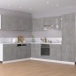 vidaXL Eckhängeschrank Betongrau 57x57x60 cm Holzwerkstoff vidaXL Eckhängeschrank Betongrau 57x57x60 cm Holzwerkstoff