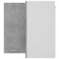 vidaXL Eckhängeschrank Betongrau 57x57x60 cm Holzwerkstoff vidaXL Eckhängeschrank Betongrau 57x57x60 cm Holzwerkstoff