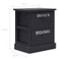 vidaXL Nachttische 2 Stk. Schwarz 38×28×45 cm Paulownia-Holz vidaXL Nachttische 2 Stk. Schwarz 38×28×45 cm Paulownia-Holz