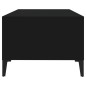 vidaXL Couchtisch Schwarz 90x50x36,5 cm Holzwerkstoff vidaXL Couchtisch Schwarz 90x50x36,5 cm Holzwerkstoff