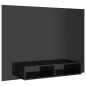 vidaXL TV-Wandschrank Hochglanz-Schwarz 135x23,5x90 cm Holzwerkstoff vidaXL TV-Wandschrank Hochglanz-Schwarz 135x23,5x90 cm Holzwerkstoff