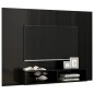 vidaXL TV-Wandschrank Hochglanz-Schwarz 135x23,5x90 cm Holzwerkstoff vidaXL TV-Wandschrank Hochglanz-Schwarz 135x23,5x90 cm Holzwerkstoff