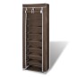 Schuhschrank Schuhregal 8 Schicht 57 x29 x162 cm Braun Schuhschrank Schuhregal 8 Schicht 57 x29 x162 cm Braun