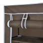 Schuhschrank Schuhregal 8 Schicht 57 x29 x162 cm Braun Schuhschrank Schuhregal 8 Schicht 57 x29 x162 cm Braun