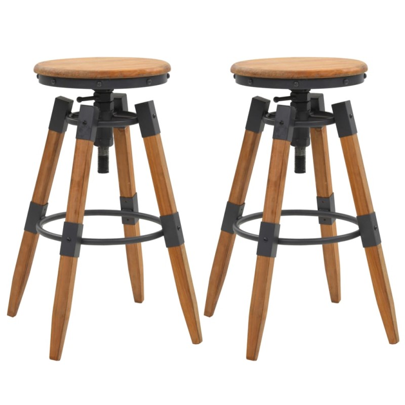 vidaXL Barhocker 2 Stk. Tanne Massivholz vidaXL Barhocker 2 Stk. Tanne Massivholz