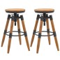 vidaXL Barhocker 2 Stk. Tanne Massivholz vidaXL Barhocker 2 Stk. Tanne Massivholz