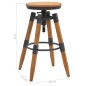 vidaXL Barhocker 2 Stk. Tanne Massivholz vidaXL Barhocker 2 Stk. Tanne Massivholz