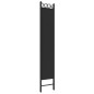 vidaXL 4-tlg. Paravent Schwarz 160x220 cm Stoff vidaXL 4-tlg. Paravent Schwarz 160x220 cm Stoff