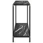 vidaXL Konsolentisch Schwarz 100x35x75 cm Hartglas vidaXL Konsolentisch Schwarz 100x35x75 cm Hartglas