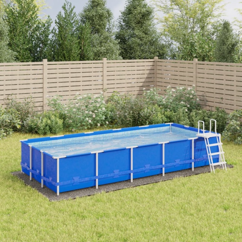 vidaXL Pool-Bodentuch Hellgrau 550x280 cm Polyester Geotextil vidaXL Pool-Bodentuch Hellgrau 550x280 cm Polyester Geotextil