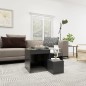 vidaXL Satztische 3-tlg. Grau Holzwerkstoff vidaXL Satztische 3-tlg. Grau Holzwerkstoff