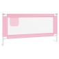 vidaXL Kleinkind-Bettschutzgitter Rosa 180x25 cm Stoff vidaXL Kleinkind-Bettschutzgitter Rosa 180x25 cm Stoff