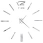 vidaXL 3D-Wanduhr Modernes Design 100 cm XXL Silbern vidaXL 3D-Wanduhr Modernes Design 100 cm XXL Silbern