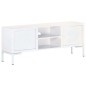 vidaXL TV-Schrank Weiß 115x30x46 cm Massivholz Mango vidaXL TV-Schrank Weiß 115x30x46 cm Massivholz Mango