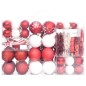 vidaXL 108-tlg. Weihnachtskugel-Set Rot und Weiß vidaXL 108-tlg. Weihnachtskugel-Set Rot und Weiß