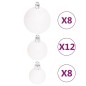 vidaXL 108-tlg. Weihnachtskugel-Set Rot und Weiß vidaXL 108-tlg. Weihnachtskugel-Set Rot und Weiß