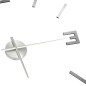vidaXL 3D-Wanduhr Modernes Design Silbern 100 cm XXL vidaXL 3D-Wanduhr Modernes Design Silbern 100 cm XXL