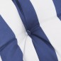 vidaXL Gartenbank-Auflage Blau&Weiß Gestreift 120x50x7 cm Stoff vidaXL Gartenbank-Auflage Blau&Weiß Gestreift 120x50x7 cm Stoff