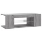 vidaXL TV-Schrank mit LED-Leuchten Grau Sonoma 90x39x30 cm vidaXL TV-Schrank mit LED-Leuchten Grau Sonoma 90x39x30 cm