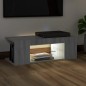 vidaXL TV-Schrank mit LED-Leuchten Grau Sonoma 90x39x30 cm vidaXL TV-Schrank mit LED-Leuchten Grau Sonoma 90x39x30 cm
