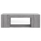 vidaXL TV-Schrank mit LED-Leuchten Grau Sonoma 90x39x30 cm vidaXL TV-Schrank mit LED-Leuchten Grau Sonoma 90x39x30 cm