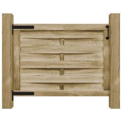 vidaXL Gartentor Imprägniertes Kiefernholz 100x75 cm Grün