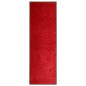 vidaXL Fußmatte Waschbar Rot 60x180 cm vidaXL Fußmatte Waschbar Rot 60x180 cm