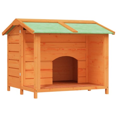 vidaXL Hundehütte Braun 96x87x80,5 cm Massivholz Kiefer