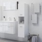 vidaXL Badezimmerschrank Hochglanz-Weiß 30x30x130 cm Holzwerkstoff vidaXL Badezimmerschrank Hochglanz-Weiß 30x30x130 cm Holzwerkstoff