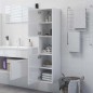 vidaXL Badezimmerschrank Hochglanz-Weiß 30x30x130 cm Holzwerkstoff vidaXL Badezimmerschrank Hochglanz-Weiß 30x30x130 cm Holzwerkstoff